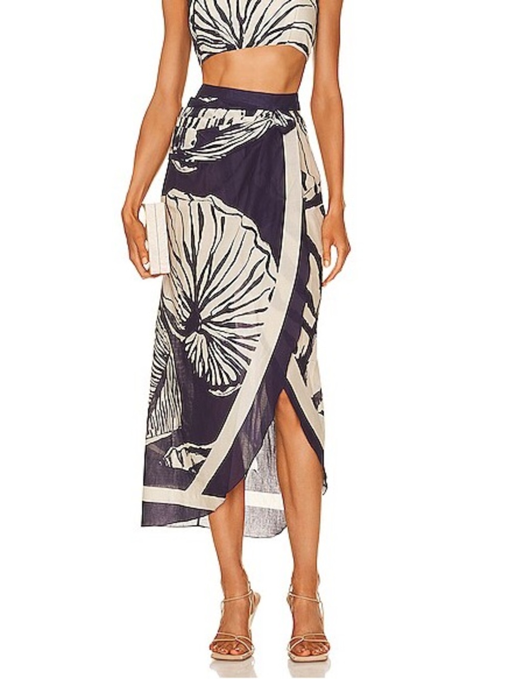 Johanna Ortiz Sea Jewel Midi Skirt